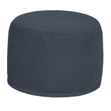 Puf okrągły podnóżek Curio Cold Blue