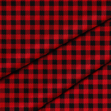 Tkanina multiple checkered christmas pattern