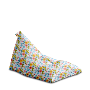 Puf Triangle Floral Fantasy