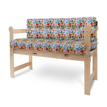 Komplet poduszek na ławkę ogrodową Floral Fantasy