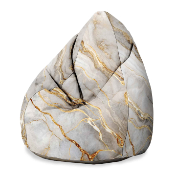 Puf Pearshape Gold Fantasy