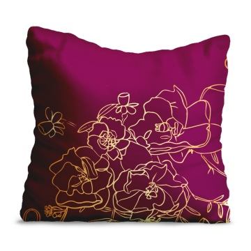 Poduszka Gold Roses