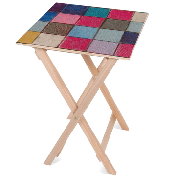 Stolik drewniany Colored Check