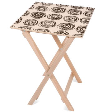 Stolik drewniany Drawn Roses