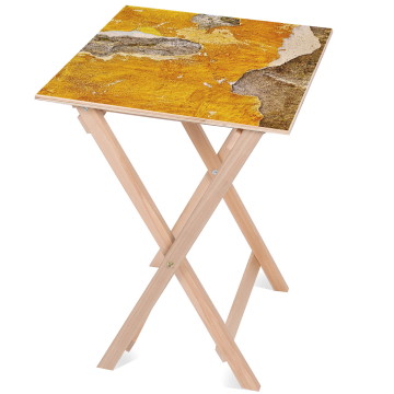 Stolik drewniany Orange Wall