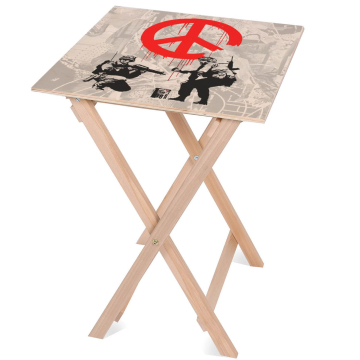 Stolik drewniany Peace Soldiers