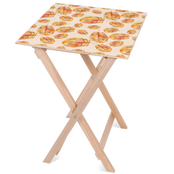 Stolik drewniany Orange Feathers