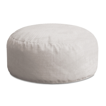 Puf Roller White Dove