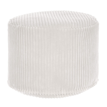 Puf okrągły podnóżek Lincoln White Dove