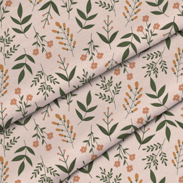 Tkanina Botanical Beige Pattern