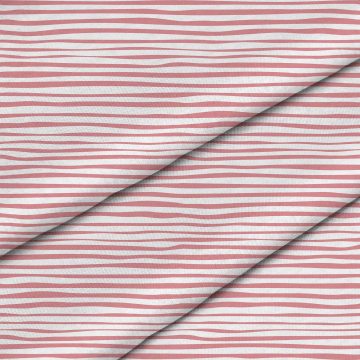 Tkanina Pink Stripes