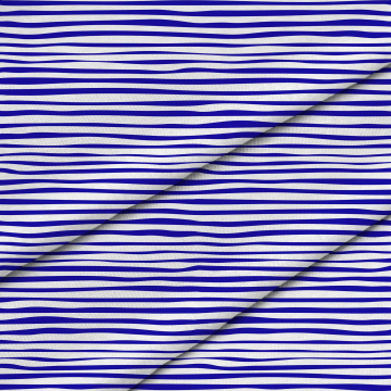 Tkanina Navy Blue Stripes