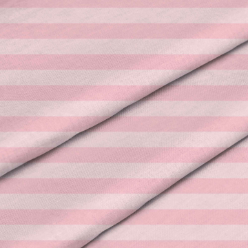 Tkanina Pink Geometric Stripes