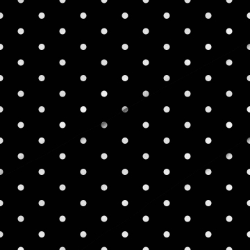 Tkanina Black Geometric Dots