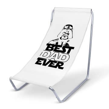 Leżak metalowy Best Dad Ever White