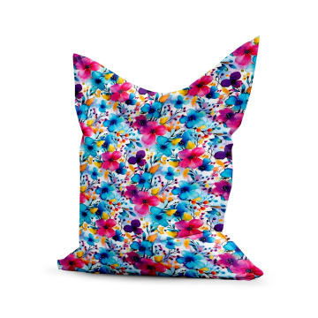 Puf Pillow Big Flowers