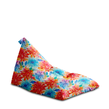 Puf Triangle Floral Background