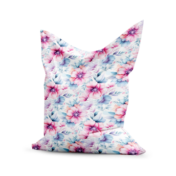 Puf Pillow Pastel Flowers