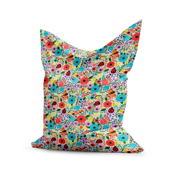 Puf Pillow Spring Flowers